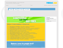 Tablet Screenshot of frikitest.com
